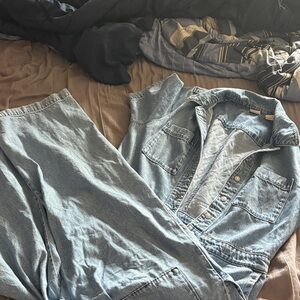 Levi's Blue Denim Fabric